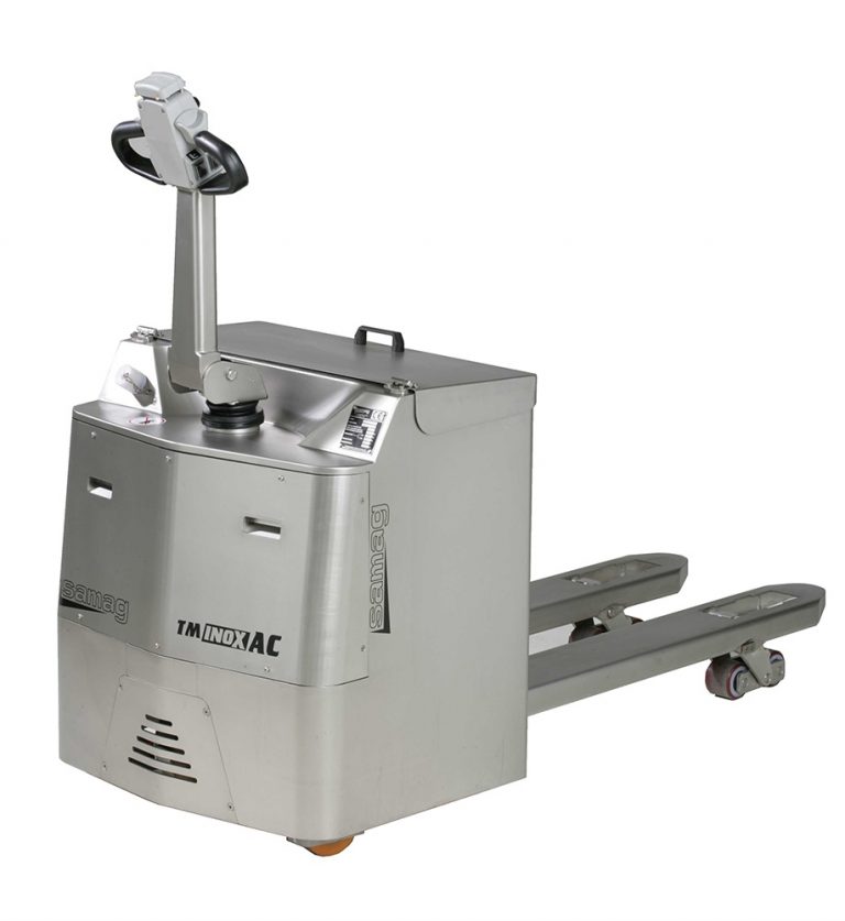 SAMAG MICRON, transpallet completamente in acciaio INOX